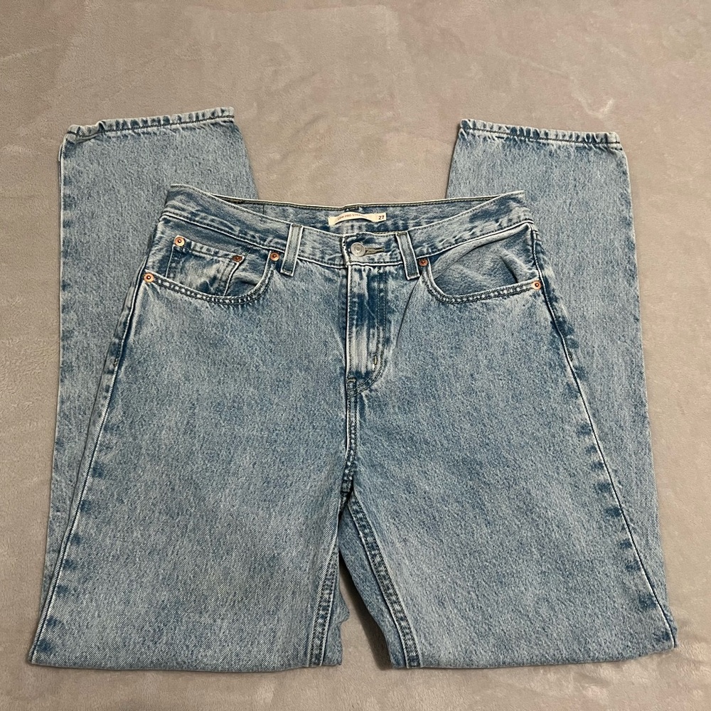 Levi's Light Blue Straight Leg Jeans